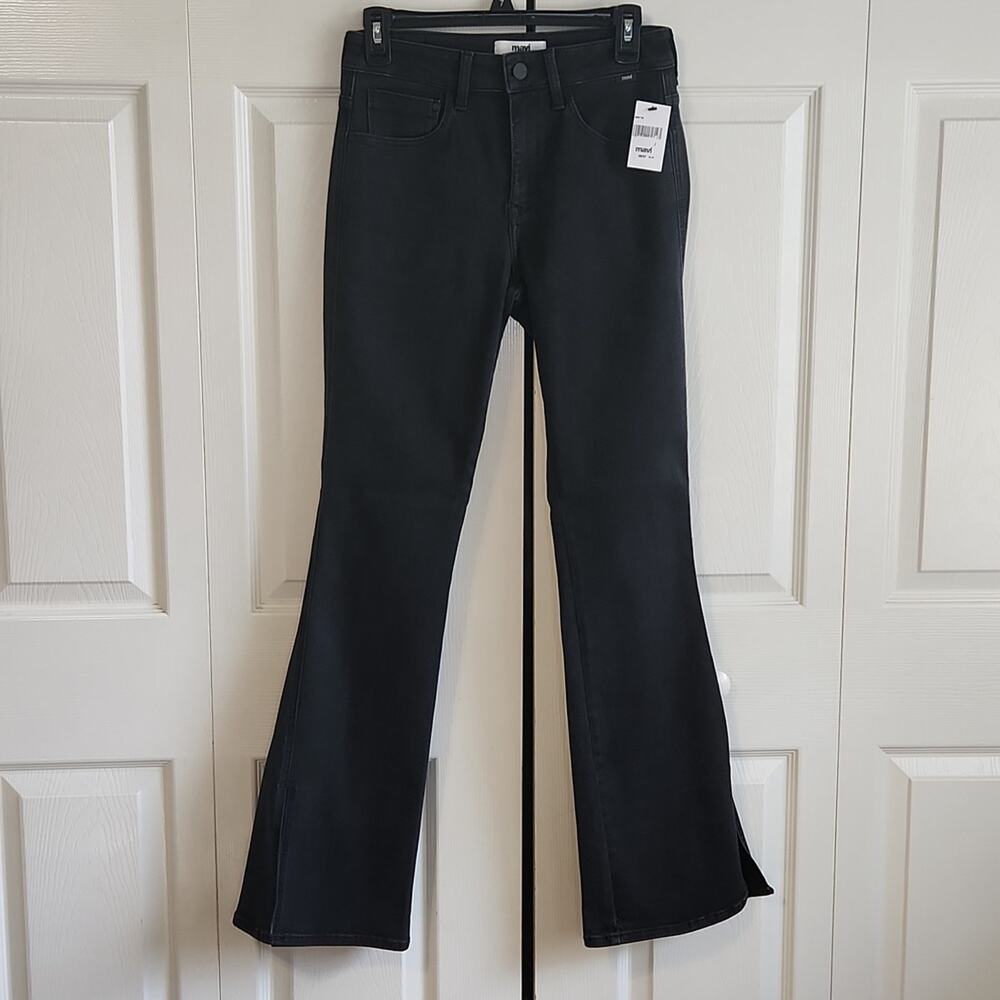 Mavi Women's Black Power STR Freedom Of Movement Flared Leg Jeans Size 26